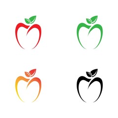 Apple logo icon set