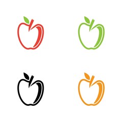 Apple logo icon set