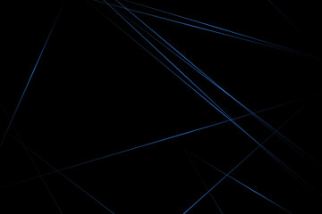 Abstract black with blue lines, triangles background modern design. Vector illustration EPS 10.