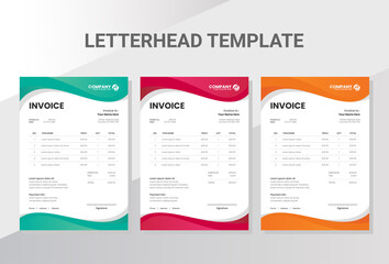 Business company invoice template