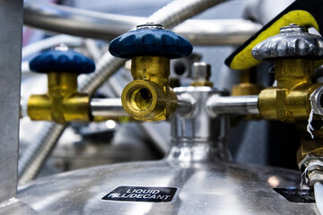 close up of chemistry mashine 