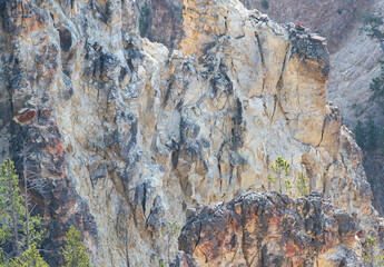 Grand Canyon of the Yellowstone from the North Rim Trail, Yellowstone National Park, Wyoming