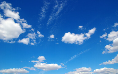 Naklejka na ściany i meble sky and white clouds