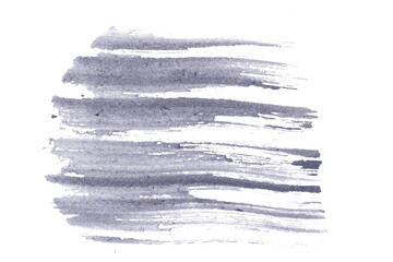 abstract acrylic watercolor paint brush stroke texture isolated on white background for logo and...