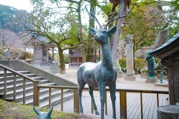 Naklejka premium statue of a person