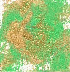 Acrylic color rendering effect on watercolour paper. Abstract art background. Warm colors. Rough texture.