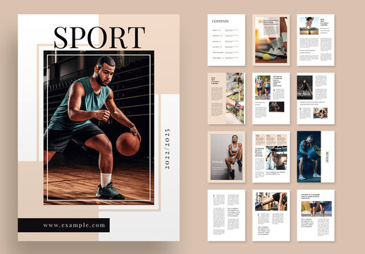 Sport Magazine Layout
