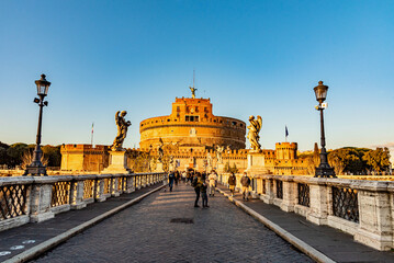 Fototapeta premium panorama eternal city of Rome in Italy