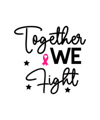 Breast Cancer SVG Bundle, Cancer SVG, Cancer Awareness, Ribbon, Breast Cancer Shirt, Commercial use