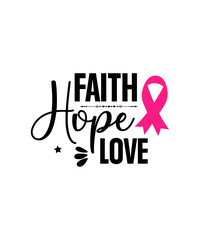 Breast Cancer SVG Bundle, Cancer SVG, Cancer Awareness, Ribbon, Breast Cancer Shirt, Commercial use