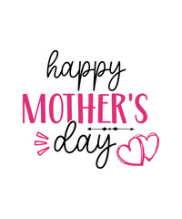 Naklejka na ściany i meble Mothers Day SVG Bundle, mom life svg, Mother's Day, mama svg, Mommy and Me svg, mum svg, Silhouette, Cut Files for Cricut