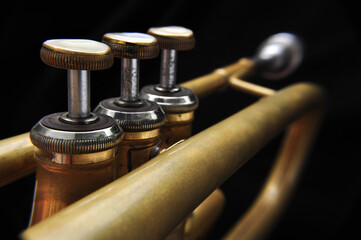 Fototapeta premium trumpet valves