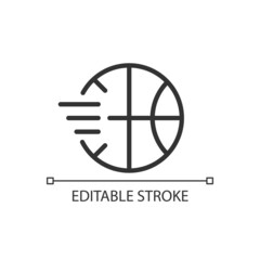 Ball pixel perfect linear icon