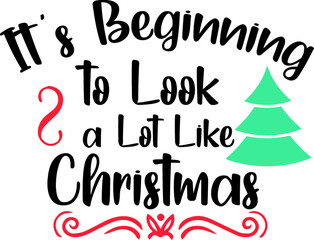 Christmas T-shirt and SVG Design 