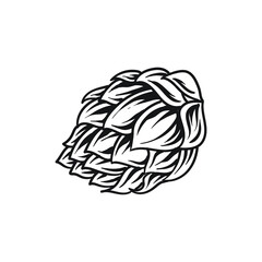 hops fruit beer for logo