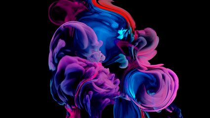 Obraz na płótnie Canvas Mix color design background, Gradient colorful abstract background
