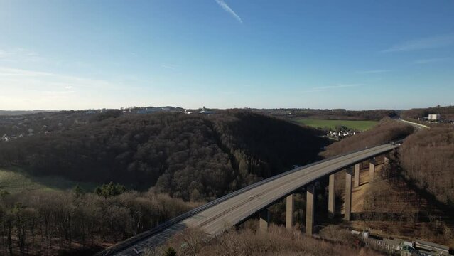 A45 Rahmede Talbr&uuml;cke - marode Br&uuml;cke wird abgerissen