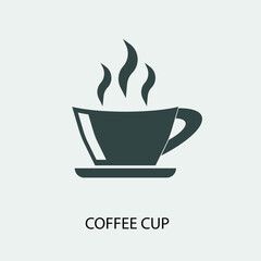 Coffee_cup vector icon illustration sign