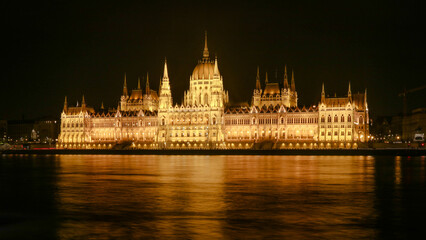 The Hungarian Parliament Building in Budapest