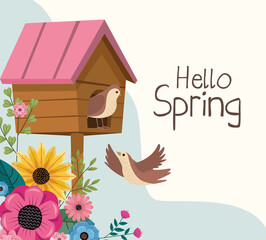 hello spring seasonal scene © Jemastock
