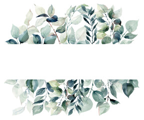 Frame with leaves