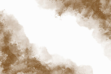 Abstract splashed watercolor textured background