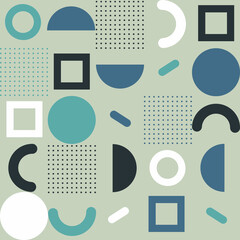geometric background with shapes