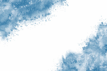 Obraz premium Abstract splashed watercolor textured background