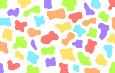 pastel cow pattern background 