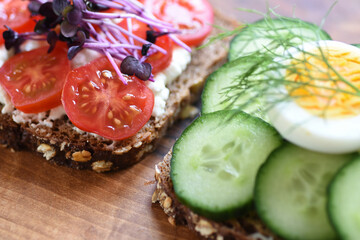 vegetarian sandwiches