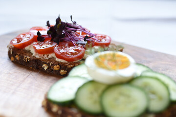 vegetarian sandwiches