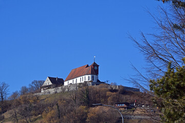 Staufen, Kanton Aargau, Staufberg mit Staufbergkirche