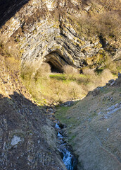 Harpea Cave located on the border between France and Spain next to the Irati Forest.