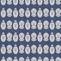 French fleur de lis royal lily seamless pattern. Farmhouse cottage background. Lilies lys flower flourish motif allover rustic damask. © Limolida Studio