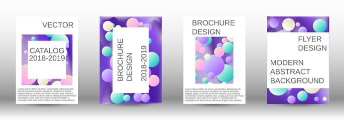 Future futuristic template with abstract balls for design.