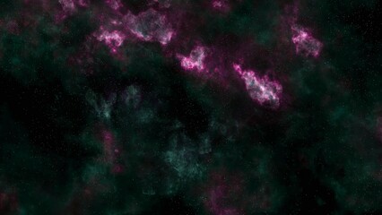 Aquamarine and pink Abstract Glowing Space stars