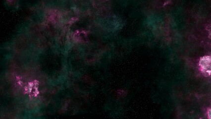 Aquamarine and pink Abstract Glowing Space stars