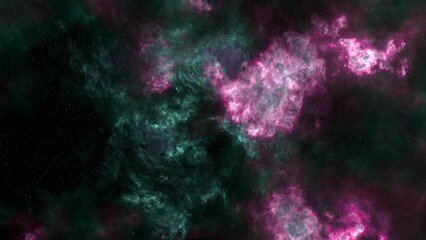 Obraz na płótnie Canvas Aquamarine and pink Abstract Glowing Space stars