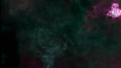 Obraz na płótnie Canvas Aquamarine and pink Abstract Glowing Space stars