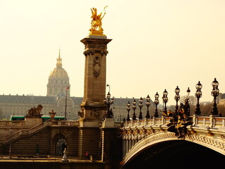 Fototapeta na wymiar Pont alexandre III in Paris, 