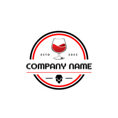 Win logo design. Bar logo design on white background.