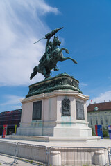 Fototapeta premium equestrian statue