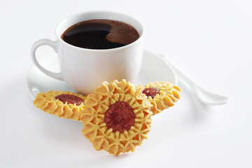 Biscuits and coffee
