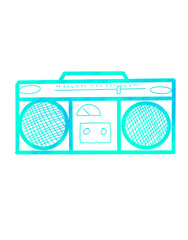 old radio cassette mob radio
