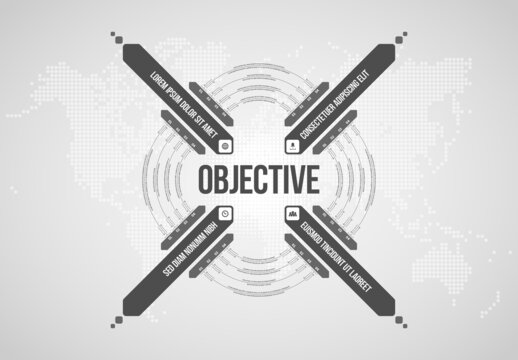 Four Thick Lines Infographic