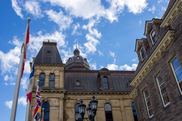 Obraz premium Legislative Assembly of New Brunswick in Fredericton New Brunswick.