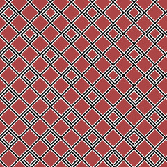 Arabic arabesque seamless pattern with colorful elements. Geometric background. Design greeting card for Ramadan Kareem, Islamic ornamental colorful detail of mosaic. Vector illustration.