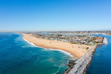 Aerial View of Newport Beach, CA