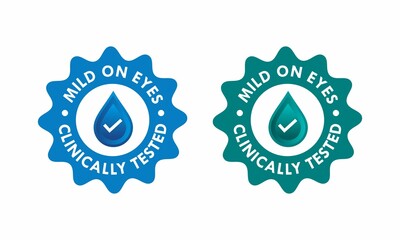 Mild on eyes logo template illustration
