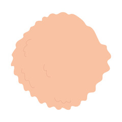 Isolated colored pillow icon Home decoration Vector